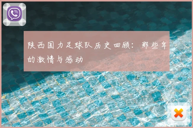 陕西国力足球队历史回顾:那些年的激情与感动