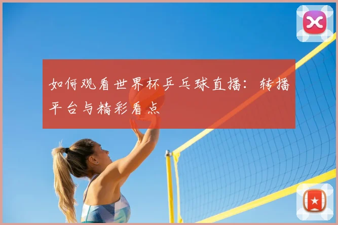 如何观看世界杯乒乓球直播:转播平台与精彩看点